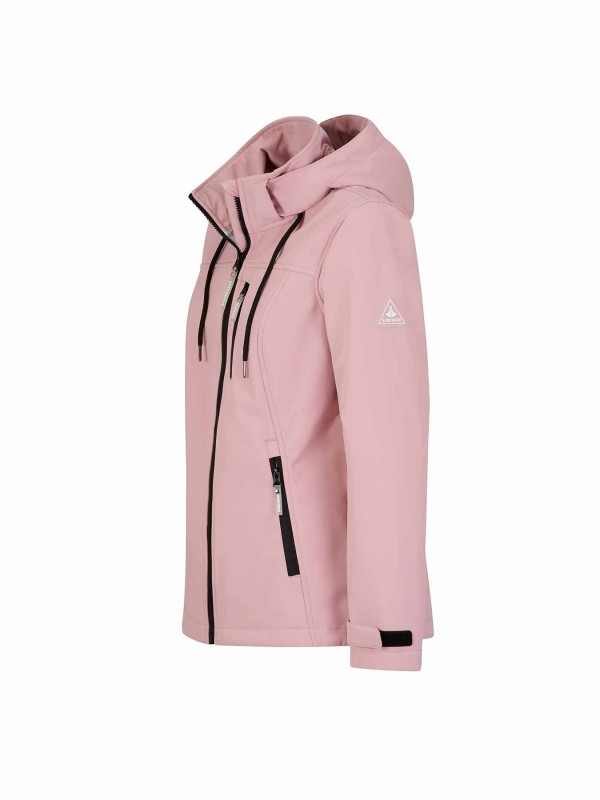 BJØRNSON Softshell Jas 4 seizoenen Dames Oud Roze - KAISA