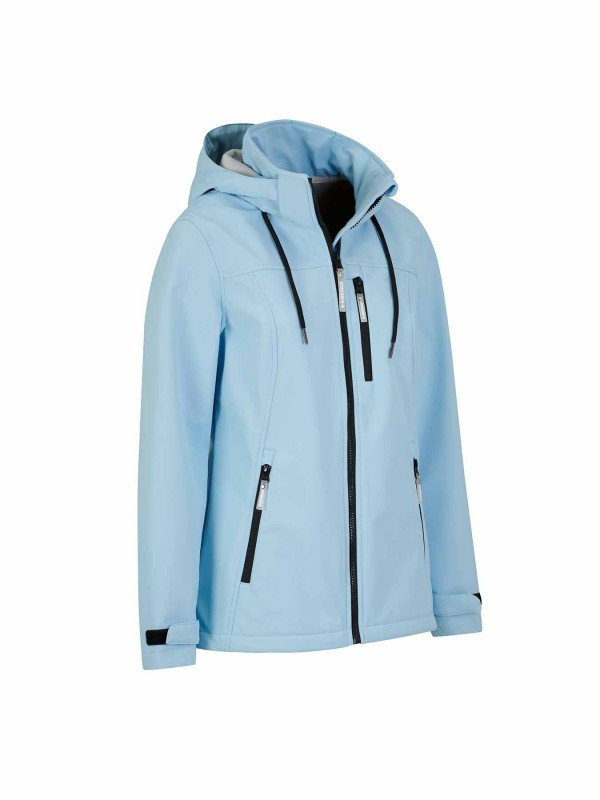 BJØRNSON Softshell Jas 4 seizoenen Dames Hemelsblauw - KAISA