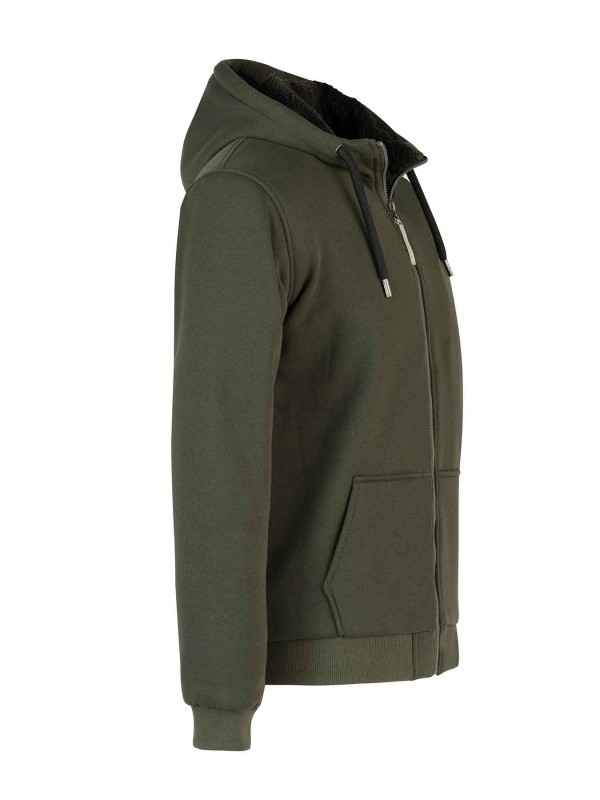 BJØRNSON Sweatvest Heren Teddy Voering Rosin- S-6XL - KENNY