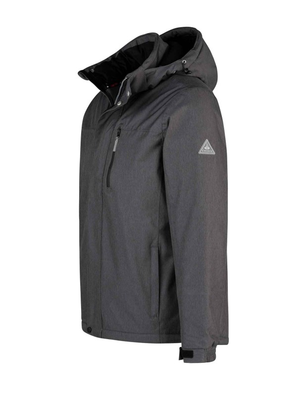 Regenjas Winterjas Winddicht Waterdicht Heren Antraciet S 4XL KICK