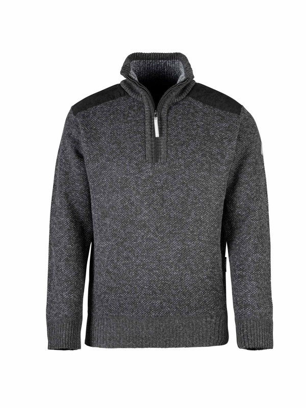Pullover teddy gevoerd heren antraciet kopen Bjornson 44 95