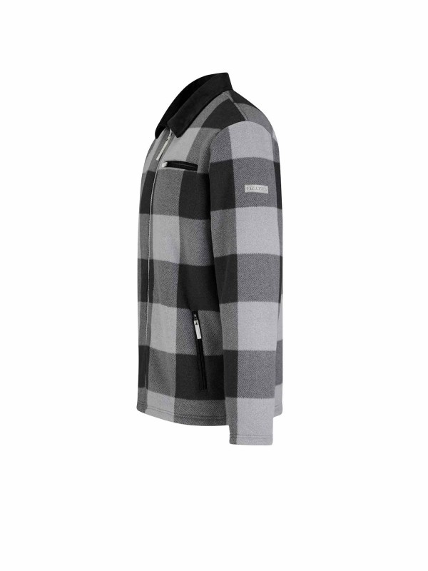 STØRVIK Houthakkers Fleece Vest (Lumberjack) Grijs LONDON