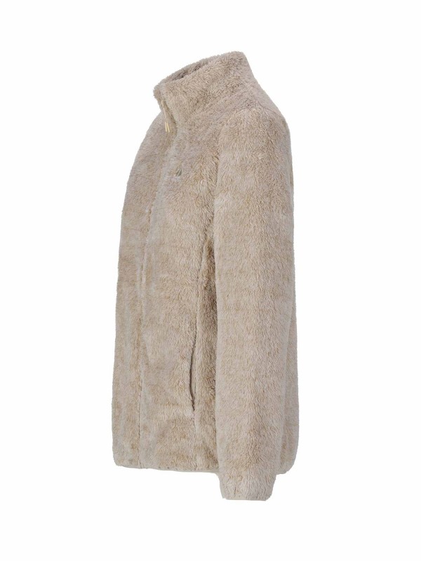 BJØRNSON Meja Coral Fleece Vest Dames 4 seizoenen - Zacht - Beige