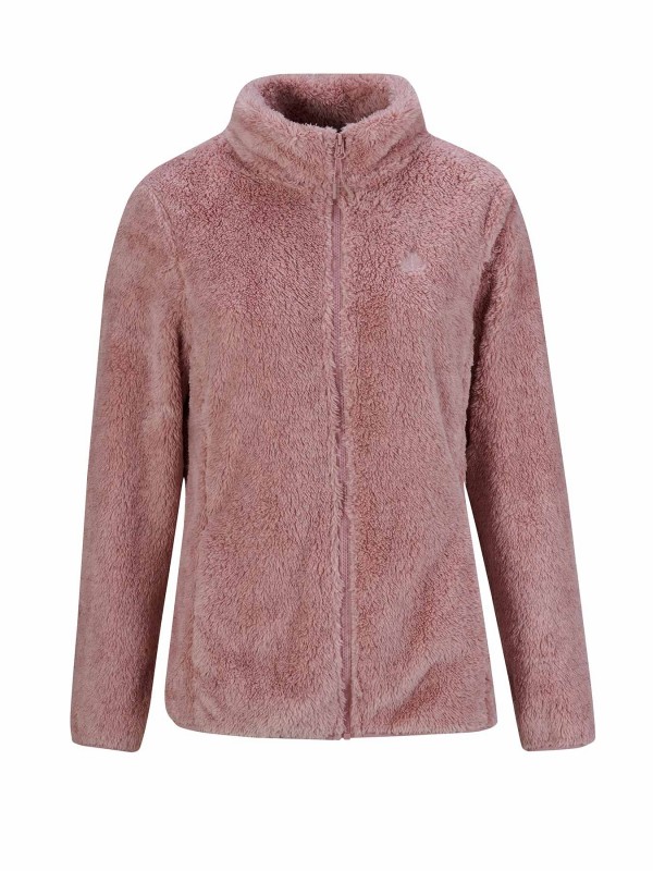 BJØRNSON Meja Coral Fleece Vest Dames 4 seizoenen - Zacht - Roze