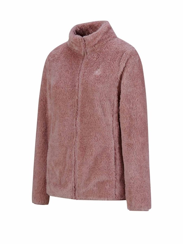 BJØRNSON Meja Coral Fleece Vest Dames 4 seizoenen - Zacht - Roze