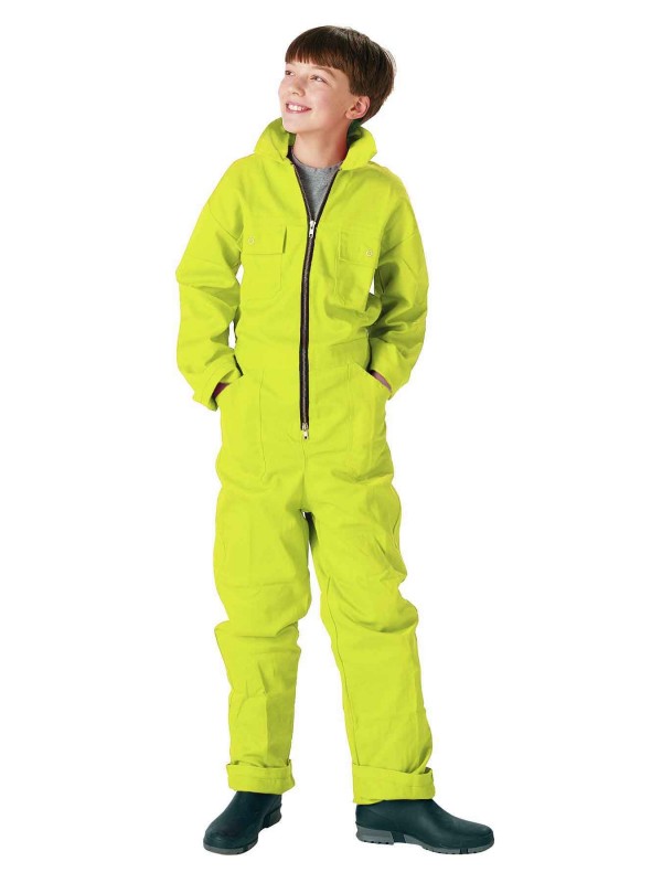 KINDEROVERALL limegroen - Nicky