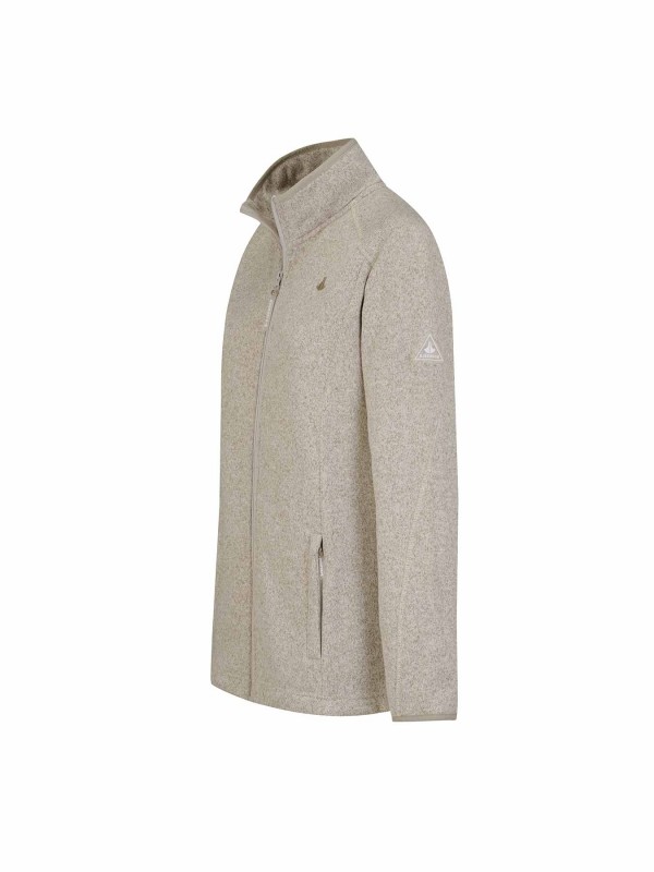 BJØRNSON Gebreid Vest 4 Seizoenen Dames Beige Melange - OLENKA