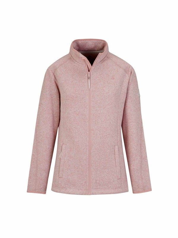 BJØRNSON Gebreid Vest 4 Seizoenen Dames Oud-Roze Melange - OLENKA