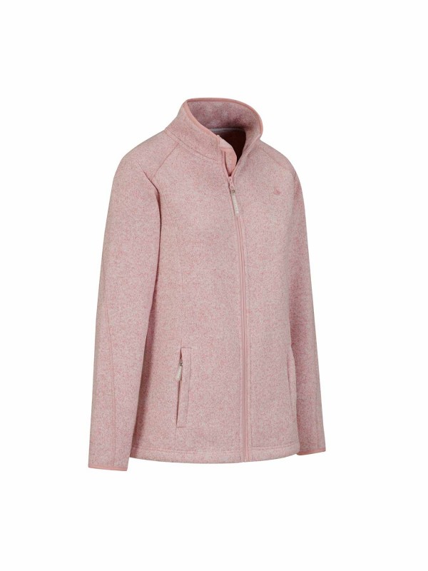BJØRNSON Gebreid Vest 4 Seizoenen Dames Oud-Roze Melange - OLENKA