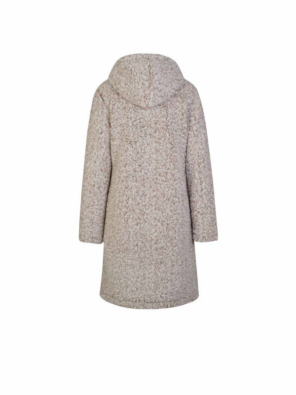 BJØRNSON Ona Parka Sherpa Fleece Vest Dames 4 seizoenen - Beige