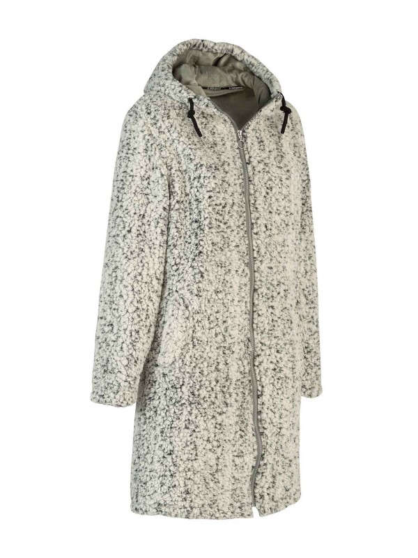 Parka Sherpa Fleece Vest Zacht / 4 Seizoenen Dames Antraciet Melange - 36-52 - ONA