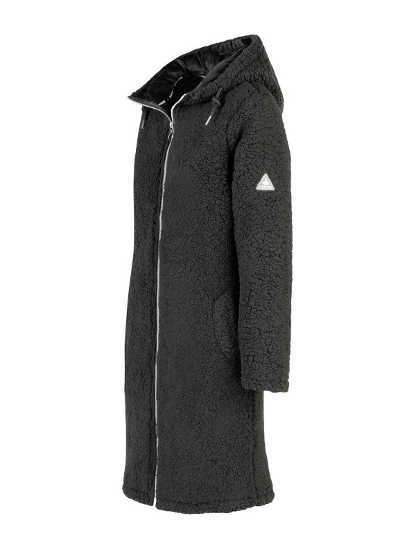 Parka Sherpa Fleece Vest Zacht / 4 Seizoenen Dames Zwart - 36-52 - ONA