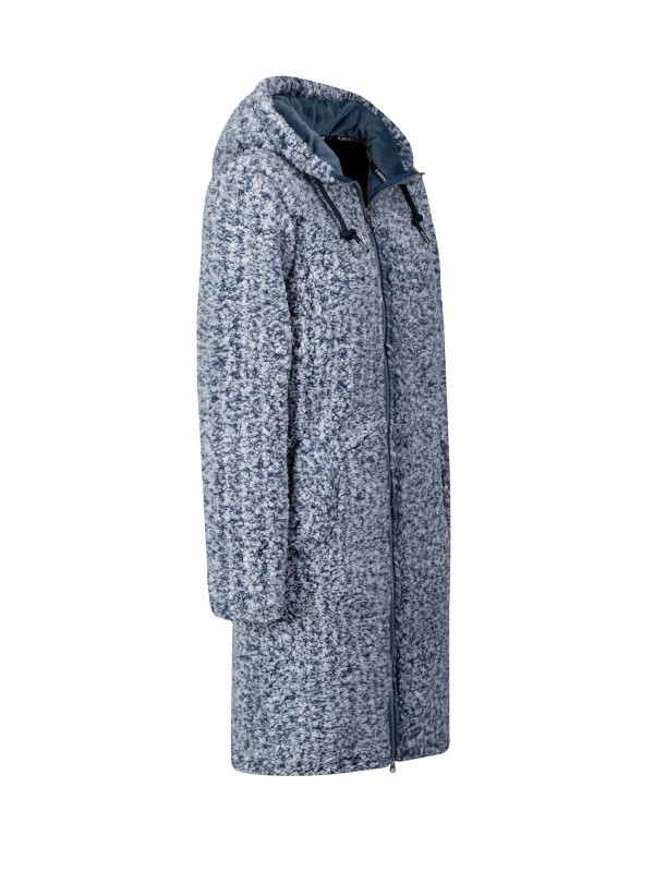 BJØRNSON Ona Parka Sherpa Fleece Vest Dames 4 seizoenen - Blauw