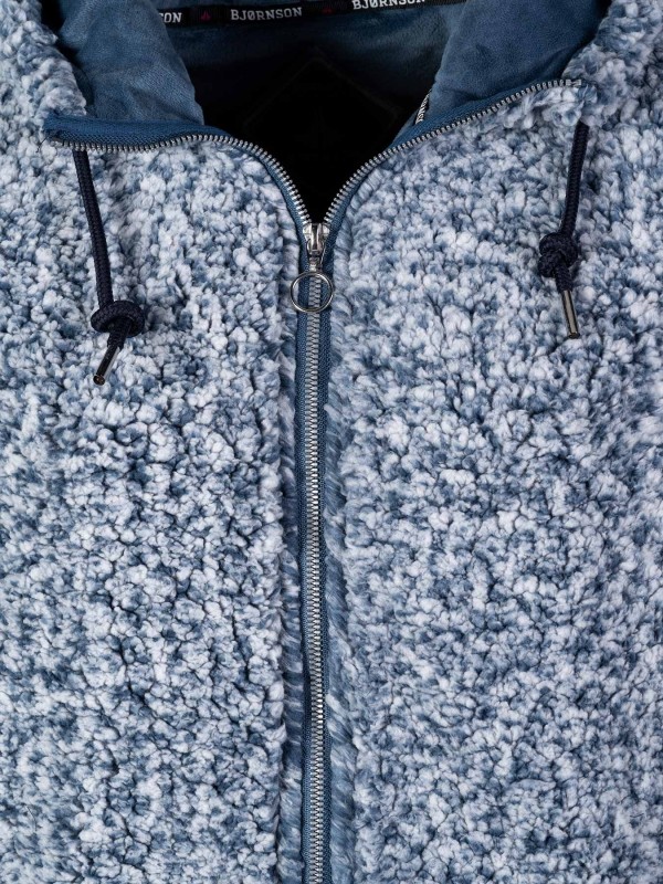 BJØRNSON Ona Parka Sherpa Fleece Vest Dames 4 seizoenen - Blauw