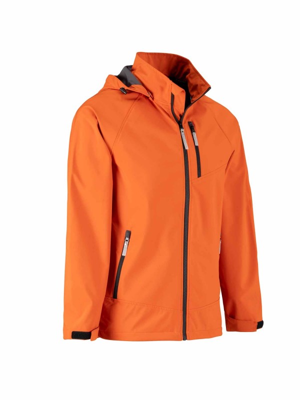 BJØRNSON Zomerjas Softshell Heren Oranje - Winddicht - Ademend - OVE