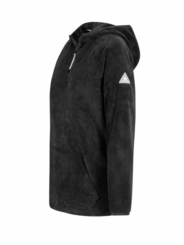 BJØRNSON Rane Coral Fleece Hoody Trui Pullover Dames - Zwart
