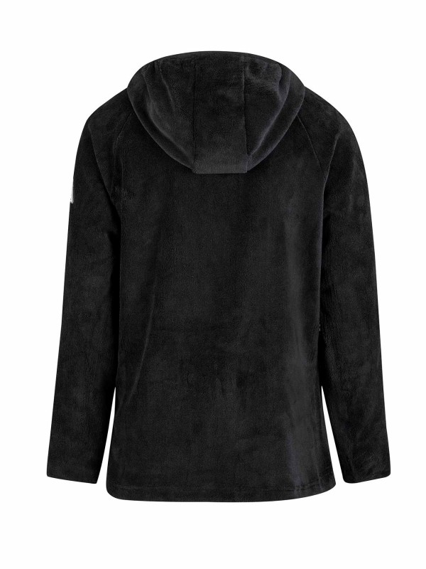 BJØRNSON Rane Coral Fleece Hoody Trui Pullover Dames - Zwart