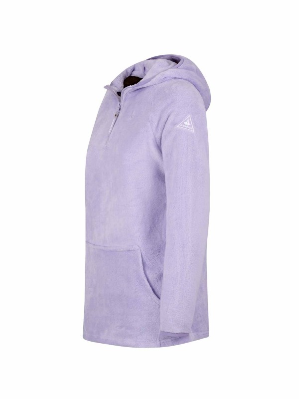 BJØRNSON Rane Coral Fleece Hoody Trui Pullover Dames - Lila