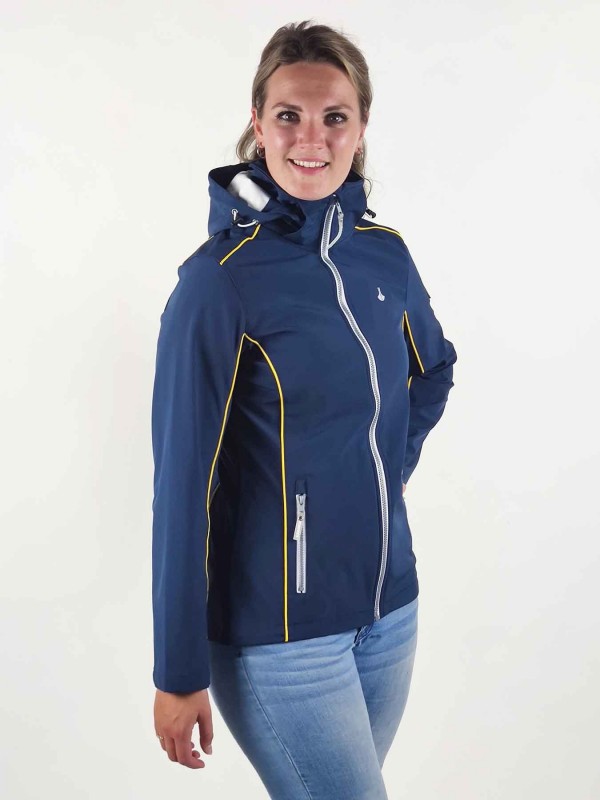 BJØRNSON Softshell Jas Zomer Dames Donkerblauw - SANNA