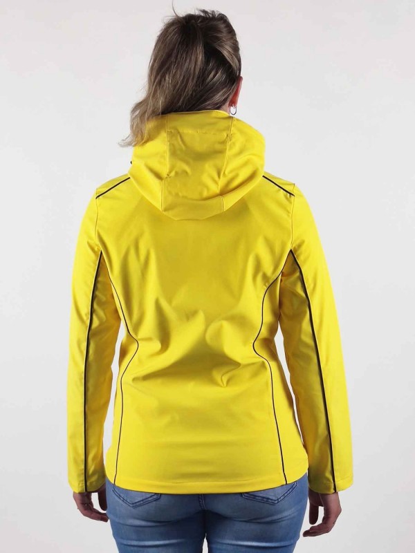 BJØRNSON Softshell Jas Zomer Dames Geel - SANNA