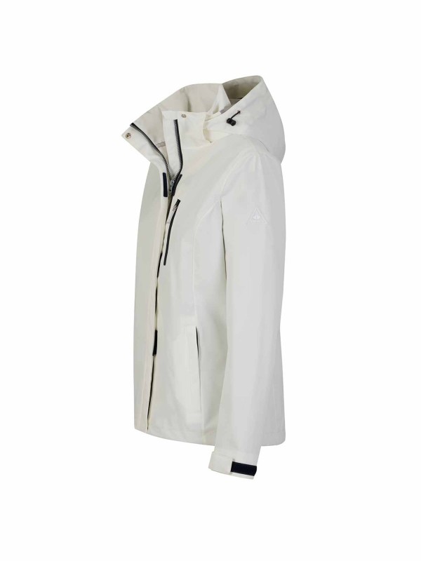 BJØRNSON Regenjas Zomerjas Dames Waterdicht Off-White - SHELBY