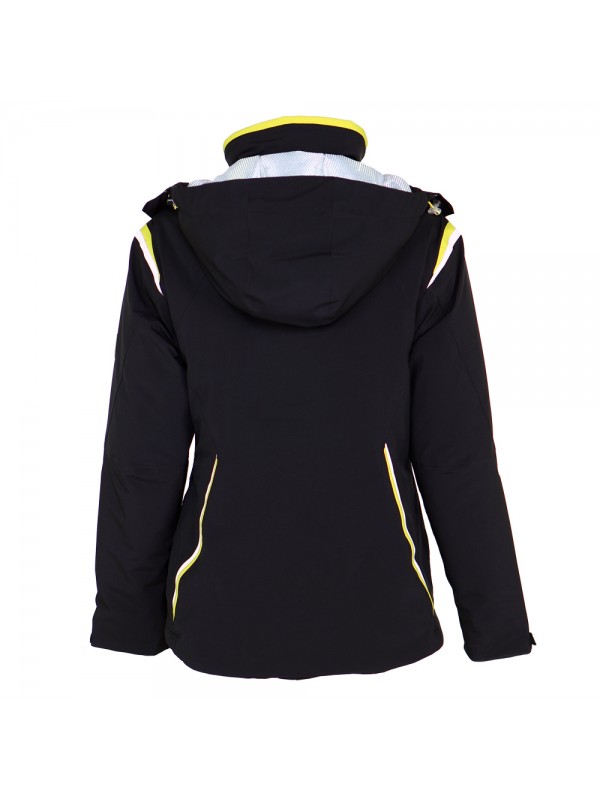 Zwarte dames winterjas