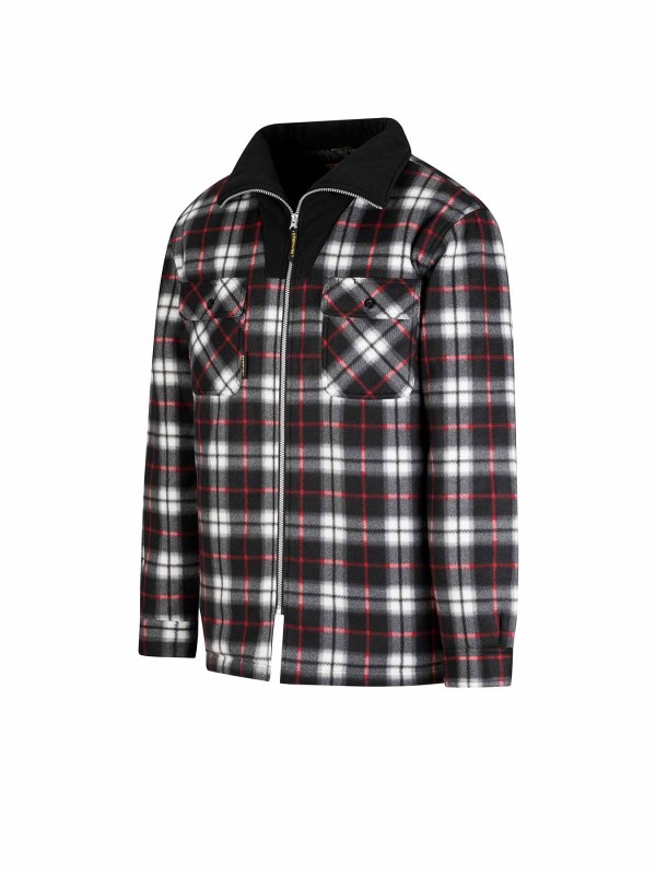 STØRVIK Stanley Thermo Fleece Vest / Houthakkers Jas - Zwart