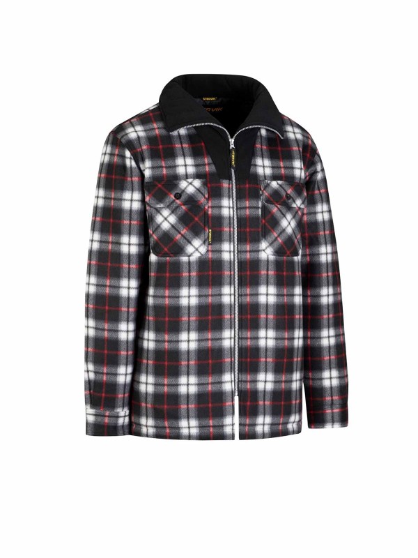 STØRVIK Stanley Thermo Fleece Vest / Houthakkers Jas - Zwart