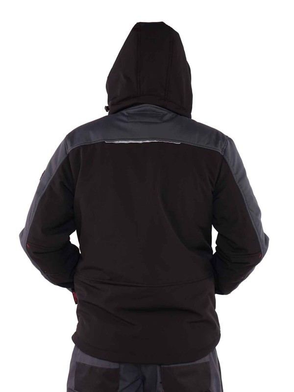 Visser vingerafdruk kunst Softshell Werkjas Winter kopen? - Werkkleding - Storvik.nl - €69,95