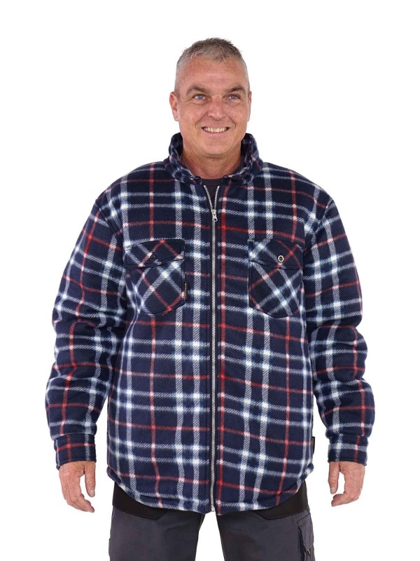 Thermoblouse fleece winddicht blauw kopen Storvik 29 95