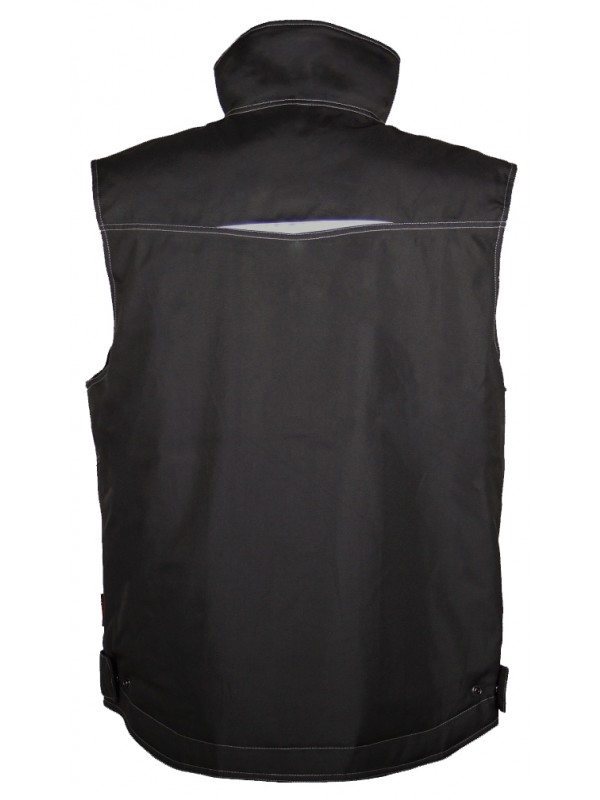 Pocket Werk Bodywarmer Gevoerde Werk Bodywarmer Grijs Kopen? €39,95