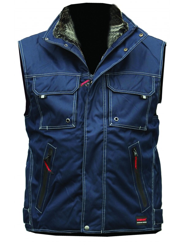 Gevoerde werk bodywarmer grijs kopen Storvik 39 95
