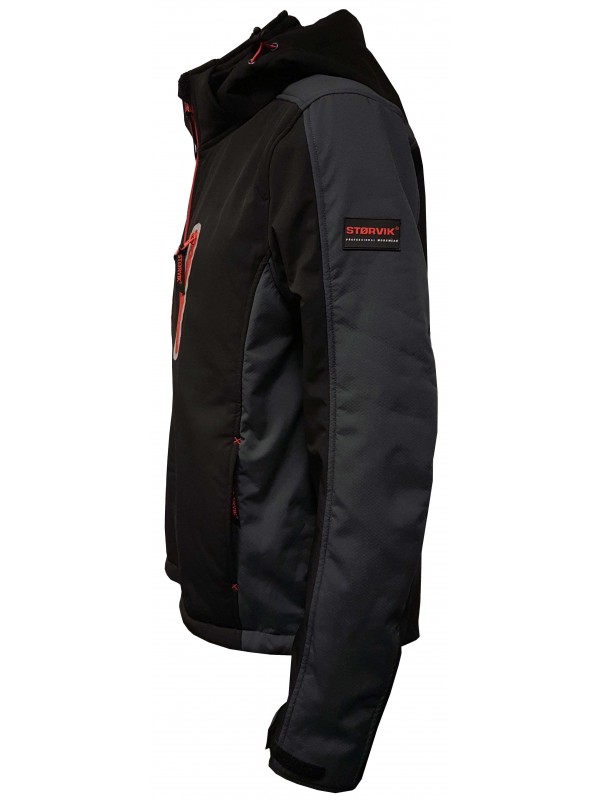 STØRVIK Softshell Werkjas Zwart - S-6XL - DONAR