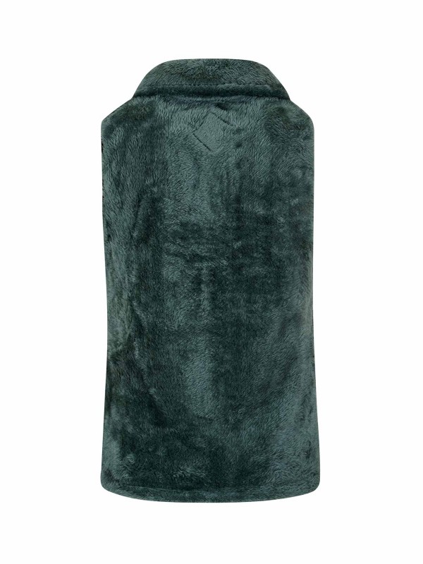 BJØRNSON Syrin Coral Fleece Bodywarmer Dames Zacht / 4 seizoenen - Dennengroen