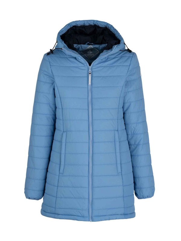 BJØRNSON Stepjack Parka Zomerjas Dames Koren Blauw - TANJA