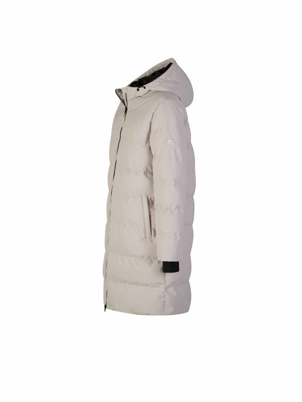 BJØRNSON Thordis Winterjas Dames Warm Gewatteerd - Zand-beige