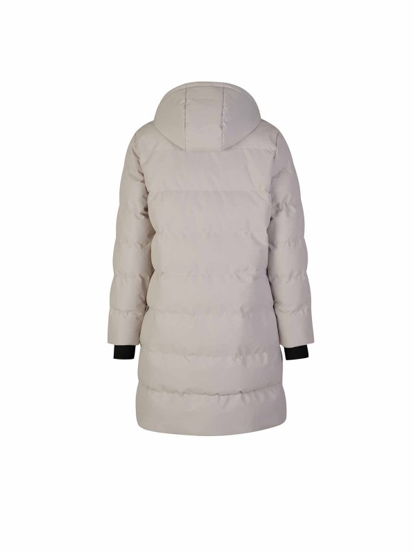 BJØRNSON Thordis Winterjas Dames Warm Gewatteerd - Zand-beige