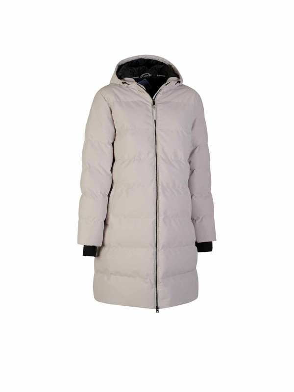 BJØRNSON Thordis Winterjas Dames Warm Gewatteerd - Zand-beige