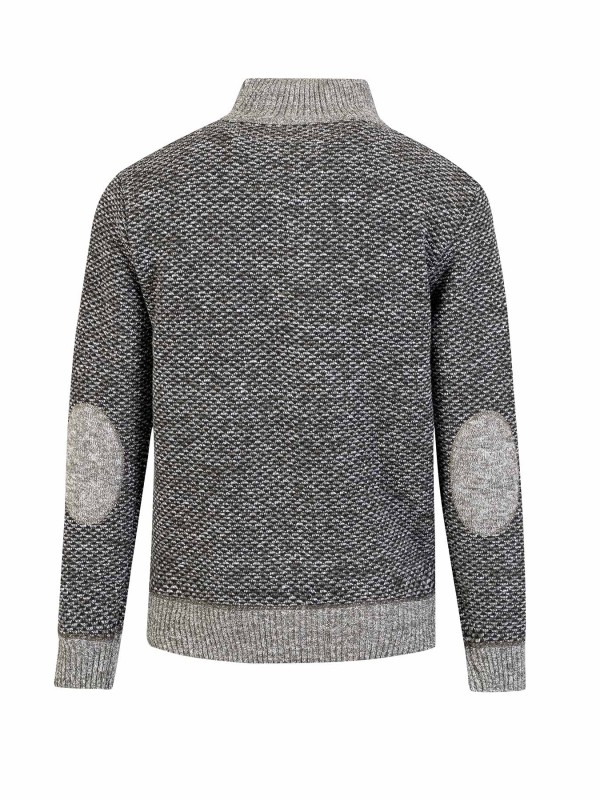 BJØRNSON Fijn Gebreid Pullover (fleece-gevoerd) Heren Olijfgroen - S-4XL - Thymo