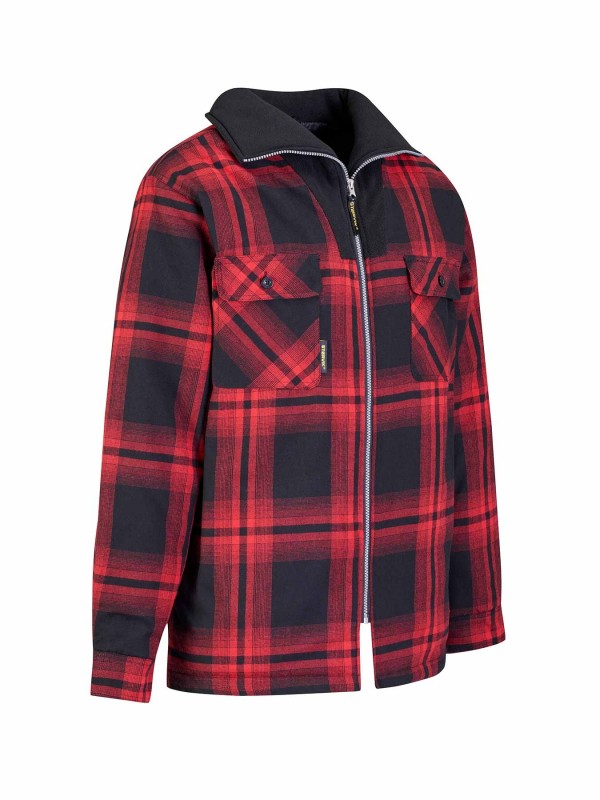 STØRVIK Vancouver Thermoblouse Fleece Kraag - Winddicht - Rood