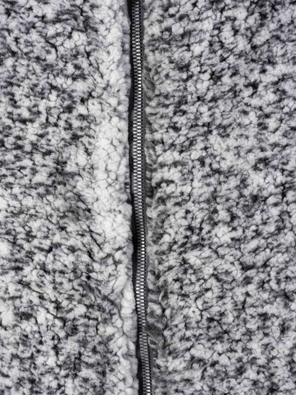 BJØRNSON Sherpa Fleece Vest Zacht / 4 Seizoenen Dames Antraciet - XANDRA 