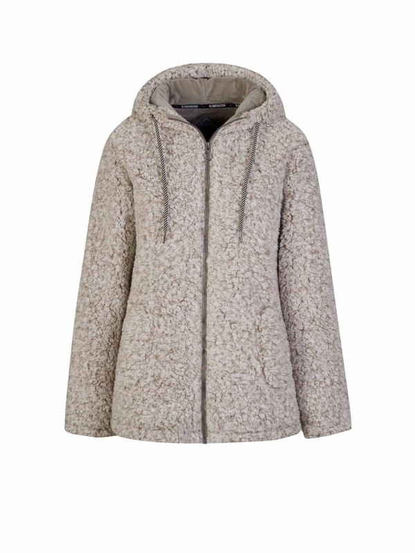 BJØRNSON Sherpa Fleece Vest Zacht / 4 Seizoenen Dames Beige - XANDRA