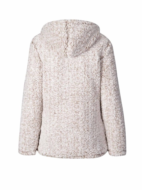 BJØRNSON Sherpa Fleece Vest Zacht / 4 Seizoenen Dames Beige - XANDRA 