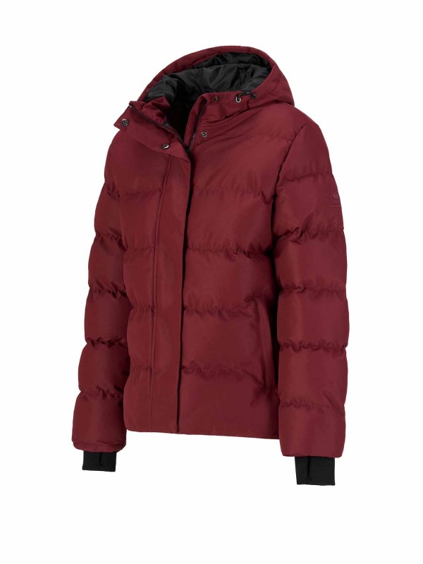 BJØRNSON Ysa Padded Winterjas Dames - Winddicht - Bordeaux Rood