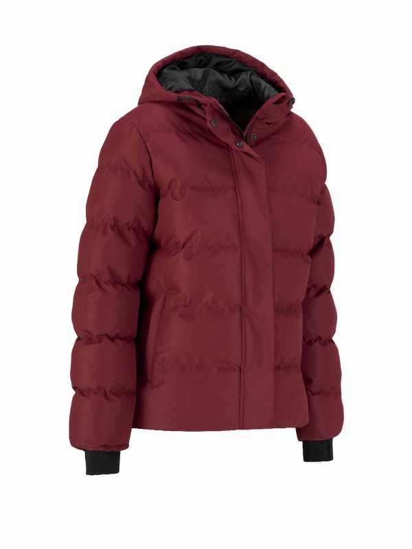 BJØRNSON Ysa Padded Winterjas Dames - Winddicht - Bordeaux Rood